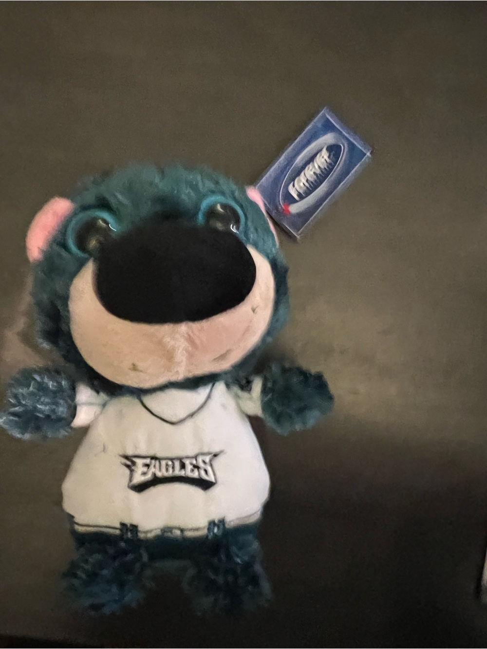 Forever Teal and White Eagles Plush Toy